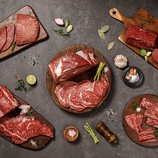[미트밀리]안심 꽃등심 채끝 갈비살 부채살 소고기 "한우 구이용", 300g, 1개, 부채살(300g)