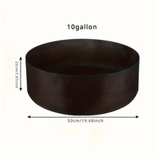 1개입 헤비 듀티 패브릭 재질의 통기성 있는 내구성 원형 화분 정원용품, 01 1pc, 01 1pc