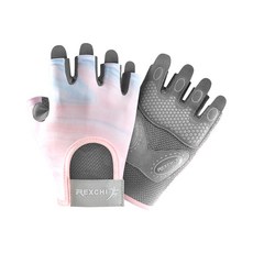 REXCHI 半指運動手套 健身自行車防滑手套, 流光脂粉, 1個