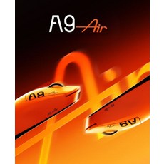 ATK A9 air 마스터+ 경량 듀얼 모드 무선 게이밍 마우스 게임용 사무용, 블랙