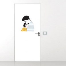 아트박스/꾸밈 gb284-사랑하는사이_현관문시트지
