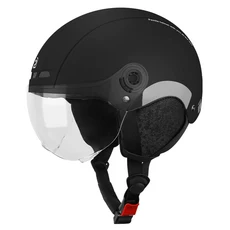 PEMILA 남자 여자 사이클링 헬멧 고글 렌즈 자전거 MTB 도로 반사 스티커 전자 오토바이, 01 L55-61CM, 08 V08 Black Ear