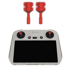 DJI RC RC2 조이스틱팁 리모컨 스틱 커버 드론 조종기 고정캡 액정형 전용, 1개, (에어3) 조이스틱팁(레드)(RC)