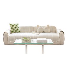 미끄럼 방지 소파 커버 얼음 실크 소재 시원한 느낌 소파 매트 쿠션 여름 소파 타월 소파 슬립 커버 거실, 110x160cm 1pc O, 02 A3 blue, 1개