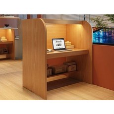 독서실 책상 스카 테이블 칸막이 도서관 공부방 북카페 공시생 대학교 스터디, 로우 세트 뿔 85x60x120cm A