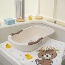 신생아 대형 욕조 목욕통 아기 아기목욕, 핑크 A형 대형