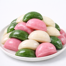 (떡DC몰) 바람떡 삼색바람떡 팥앙금 (30g66알정도) 2kg 굳지않는떡 자연해동떡 선물용 행사떡, 4박스