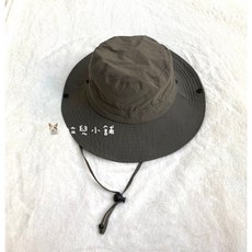 拉兒小舖 兒童登山帽 釣魚帽 防水防曬 漁夫帽, 深灰(現貨),S(適合頭圍50-53)