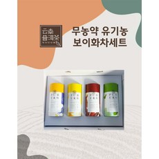 운남성보이차 중국 보이화차 효능 보이차선물 [원산지:중국] 보이숙차생차 보이화차 선물세트, 120g, 1세트, 4개입