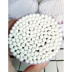 MIAO QIAN 雙頭棉籤，化妝卸妝專用，家用家庭裝, 1個, 一盒（160支左右), 160