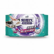 附發票 Farcent花仙子驅塵氏香水防螨抗菌, 1個, 廚房油汙濕拖巾20張入