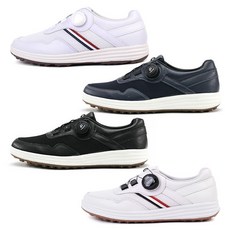 [브랜슈] DM-41 발이 편한 스파이크리스 소가죽 남성 골프화 스크린 파크골프화