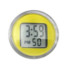 미니 정밀 오토바이 시계 방수 디지털 디스플레이 시계 오토바이 장식 자동 마운트 다이얼 시계 오토바이 스타일링, 1개