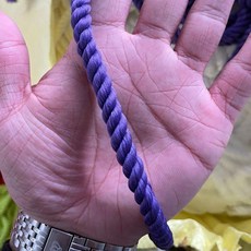 尼龍繩 耐磨 攀爬架編制繩 手工裝飾繩 戶外可用, 紫色, 10毫米, 50米
