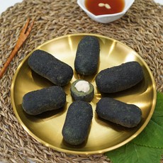 [천년마을] 흑임자한끼떡 모시떡 굳지않는떡 개별포장, 3kg, 60개