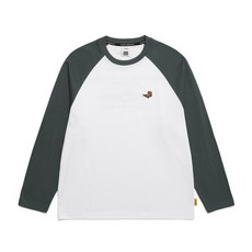 내셔널지오그래픽 N241MTS020 세미오버핏 래글런 긴팔 티셔츠 2종택1 20251016