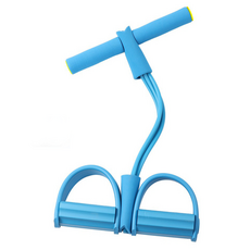 데일리프렌즈 로잉밴드 헬스 다이어트 운동기구 튜빙밴드, 블루, 1개