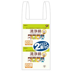 핏 베이비 청정면 50포 2개 팩 7㎝×7.5㎝