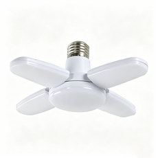LED 四葉折疊燈泡 60W 高亮度家用燈, 中性白光, 1個
