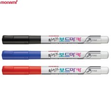 모나미 화이트 보드마카 FINE 1mm, 청색, 청색, 1개