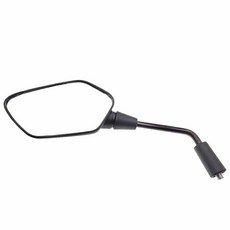 機車改裝菱角後視鏡，菱形後照鏡，清晰視野，安全耐用，簡易安裝, 1個, 副廠DRG後視鏡 左邊(10mm正牙)