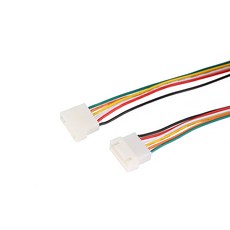 우리파파 XH2.54mm PCB 터미널 와이어 단자선 200mm (암/수 6핀), 6P PCB 커넥터 200mm-(암)