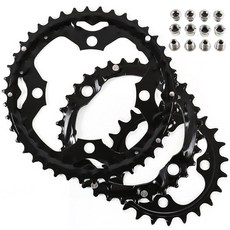 BUCKLOS 64/104 BCD 자전거 체인링 세트 핀 스틸 CNC 합금 더블/트리플 MTB 22T 24T 26T 32T 38T 44T 4 볼트 산악 8 9 10 속도 호환