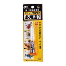 日本進口瞬間粘著劑 強力速幹粘貼劑 木材金屬陶瓷萬能膠水粘合劑, 1個, 強力膠