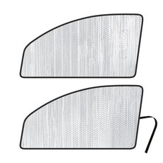 사이드 윈도우 앞좌석 햇빛 가리개 2개 세트 맞춤형 핏 2009 2010 2011 2012 2013 2014 포드 F150 레귤러 캡 슈퍼 크루 2Dr 4Dr UV 자외선 차단