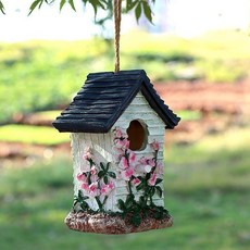 야외 새집 마당꾸미기 야생 원예 가든 정원 새둥지 조경, 1개, 크 워