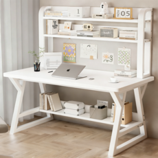 Kurua 다용도 철제 컴퓨터 사무용책상, 화이트