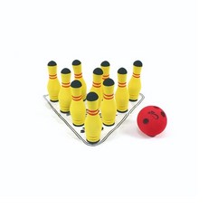nicespo 안전볼링세트 미니볼링세트 공포함 (10핀), 1세트, 옐로우