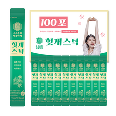 업소용 헛개 확깨 스틱젤리 사과맛 대용량, 15g, 100개