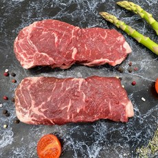 1등급 국내산 육우 소고기 채끝살 300g, 1개, 상세 설명 참조