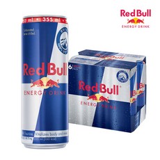 레드불 에너지 드링크, 355ml, 6개