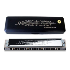 일제 스즈키 21홀 트레몰로 하모니카 허밍 하이클래스 C G A 키, 1개