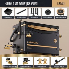 連球L8釣箱拐角全套2026新款大物釣魚裝備可坐人超輕超硬29釣魚箱, 1個, L8升級拐角釣箱【萬向拐角炮臺】