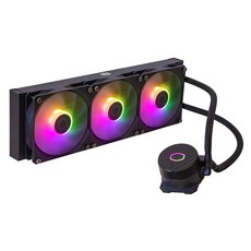 小白的生活工場*Coolermaster MasterLiquid 360L Core ARGB 黑色版一體化CPU水冷, 1個