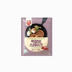 삼양 떡갈비스테이크, 1개, 1.2kg
