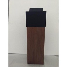 원목 쓰레기통 호텔 숙박업소 모던 우드 긴 휴지통, I.호두나무 80cm 30x30 60L