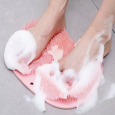 발세척 실리콘 브러쉬 풋브러쉬, 핑크