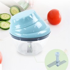 스텐2중날 수동 간편 야채 다지기