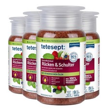 테테셉트 씨솔트 입욕제 주니퍼 윈터그린 로즈마리, 600g, 4개