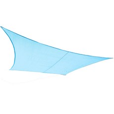 썬키다 옥상 방수 삼각 그늘막 차광막 썬쉐이드 옥상 천막, 3.6m사각, HDPE 메쉬 하늘