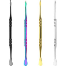 4개 세트 왁스 조각 도구 스테인리스 스틸 4.7인치 모델링 양면 점토 도자기용