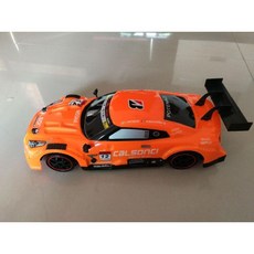 입문용 국민RC카 무선 리모컨 드리프트 레이싱카 스포츠카 알씨카 1대16, GTR 주황색, 1개