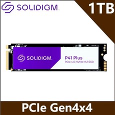 Solidigm M.2 PCIe 4.0 SSD 固態硬碟, P41 Plus 1TB