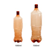 지앤이샵 생맥주용기 1000ml 1500ml 맥주병 맥주용기 호프통, 1.5L, 50개