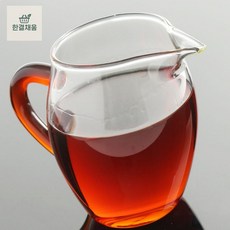 HG디자인 거름망 숙우 350ml 레드 유리티포트