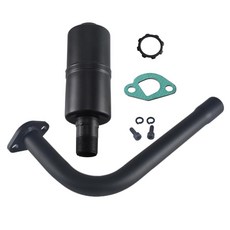 콜맨 CT200U BT200X KT196 RB200 MB200용 머플러가 있는 212cc 배기 파이프 Predator 212cc 196cc/6.5HP Go Kart and G, 콜맨 CT200U BT200X KT196 RB200 M